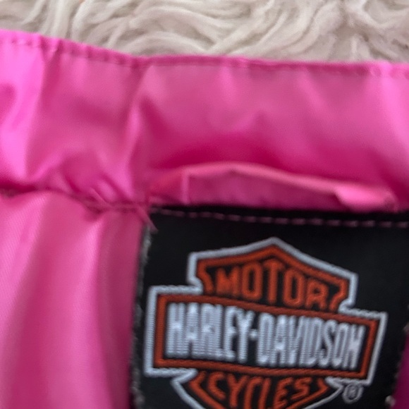 Harley-Davidson Vibrant Pink Kids Puffer Jacket‎ - Picture 4 of 11